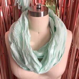 Mint Green Infinity Scarf